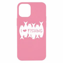 Чохол для iPhone 12 mini I Love Fishing - PrintSalon