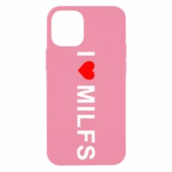 Чехол для iPhone 12 mini I love MILFs - PrintSalon