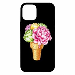 Чехол для iPhone 12 mini Ice cream flowers - PrintSalon