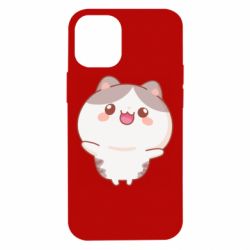 Чехол для iPhone 12 mini Котик обнимает тебя - PrintSalon