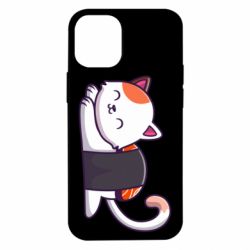 Чехол для iPhone 12 mini Котик-суши - PrintSalon