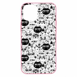 Чохол для iPhone 12 mini Коти патерн - PrintSalon