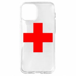 Чехол для iPhone 12 mini Красный крест - PrintSalon