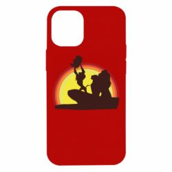 Чохол для iPhone 12 mini Lion king silhouette - PrintSalon
