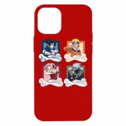 Чехол для iPhone 12 mini Naruto team 7 in action - PrintSalon