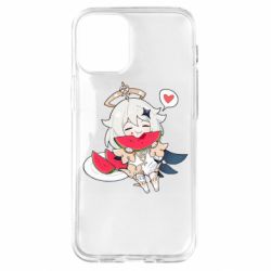 Чохол для iPhone 12 mini Паймон з кавуном - PrintSalon