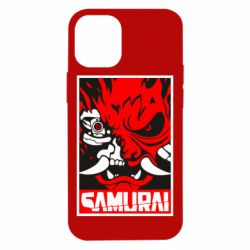 Чехол для iPhone 12 mini Poster samurai Cyberpunk-PrintSalon Чехол для iPhone 12 mini Poster samurai Cyberpunk