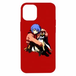 Чехол для iPhone 12 mini Rei Ayanami and Pen Pen - PrintSalon