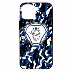 Чохол для iPhone 12 mini Scania logo and grunge - PrintSalon