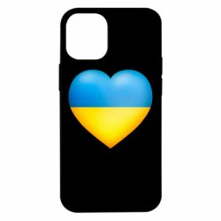 Чехол для iPhone 12 mini Серце патріота - PrintSalon