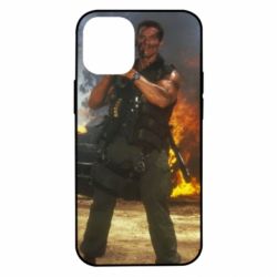 Чохол для iPhone 12 mini Шварценегер з базукою