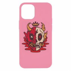 Чехол для iPhone 12 mini Skull face - PrintSalon