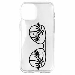Чехол для iPhone 12 mini Sunglasses And Palm Trees - PrintSalon