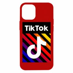 Чехол для iPhone 12 mini Tik Tok Colorful Logo - PrintSalon