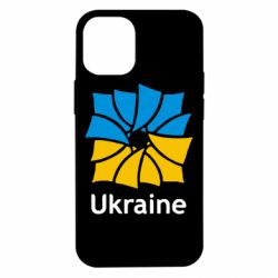 Чехол для iPhone 12 mini Ukraine квадратний прапор