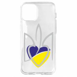 Чехол для iPhone 12 mini Ukrainian heart - PrintSalon