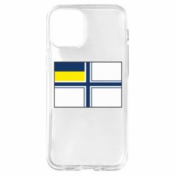 Чехол для iPhone 12 mini Военно-морской флаг ВСУ