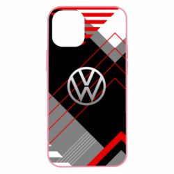 Чехол для iPhone 12 mini Volkswagen logo and abstraction - PrintSalon