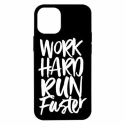 Чохол для iPhone 12 mini Work hard run faster - PrintSalon