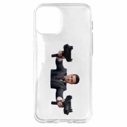 Чехол для iPhone 12 mini Зеленский с оружием-PrintSalon Чехол для iPhone 12 mini Зеленский с оружием