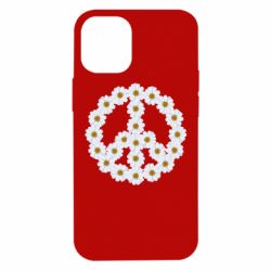 Чехол для iPhone 12 mini Знак мира из ромашек - PrintSalon