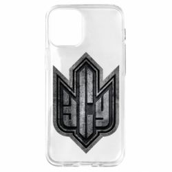 Чехол для iPhone 12 mini ЗСУ метал лого