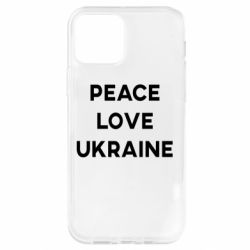 Чехол для iPhone 12 Мир, любовь, Украина - PrintSalon