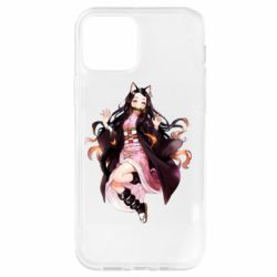 Чохол для iPhone 12 Nezuko cat - PrintSalon