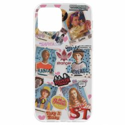 Чехол для iPhone 12 Очень странные дела. Стикеры - PrintSalon