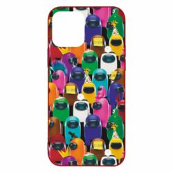 Чехол для iPhone 12 Pro Among Us Astronauts 3D