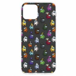 Чехол для iPhone 12 Pro Among Us Pattern - PrintSalon