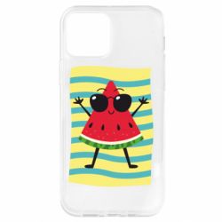 Чехол для iPhone 12 Pro Арбуз на пляже - PrintSalon