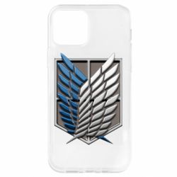 Чехол для iPhone 12 Pro Attack Titan Survey Corps Logo 3D - PrintSalon