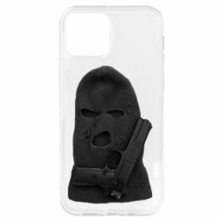 Чехол для iPhone 12 Pro Балаклава с пистолетом - PrintSalon