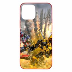 Чохол для iPhone 12 Pro Bumblebee and Optimus Prime - PrintSalon