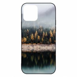 Чехол для iPhone 12 Pro Forest by the lake - PrintSalon