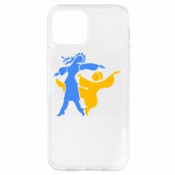 Чехол для iPhone 12 Pro Гопак. Девушка и парень - PrintSalon