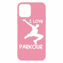 Чехол для iPhone 12 Pro I love parkour - PrintSalon