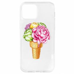 Чехол для iPhone 12 Pro Ice cream flowers - PrintSalon