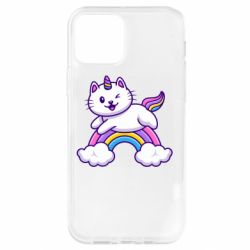 Чехол для iPhone 12 Pro Котик-единорог - PrintSalon