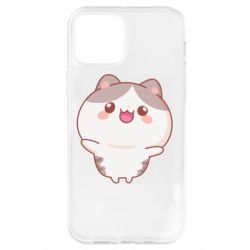 Чехол для iPhone 12 Pro Котик обнимает тебя - PrintSalon