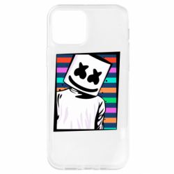 Чехол для iPhone 12 Pro Marshmello Colorful Portrait - PrintSalon