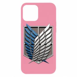 Чохол для iPhone 12 Pro Max Attack Titan Survey Corps Logo 3D