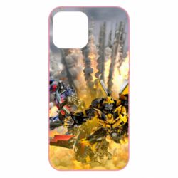 Чохол для iPhone 12 Pro Max Bumblebee and Optimus Prime - PrintSalon