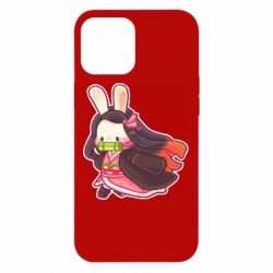 Чехол для iPhone 12 Pro Max Chibi Bunny Kamado Nezuko - PrintSalon