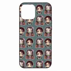 Чехол для iPhone 12 Pro Max Cute Tanjiro with Nezuko - PrintSalon