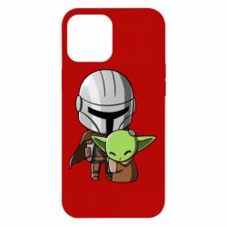 Чехол для iPhone 12 Pro Max Din Djarin And The Child - PrintSalon