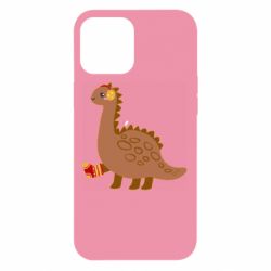 Чехол для iPhone 12 Pro Max Dinosaur in sock - PrintSalon