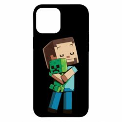 Чохол для iPhone 12 Pro Max Heroes from Minecraft - PrintSalon