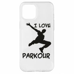 Чехол для iPhone 12 Pro Max I love parkour - PrintSalon